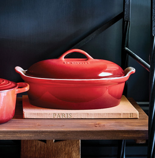 Le Creuset Stoneware Oval Heritage Covered Casserole & Reviews Wayfair